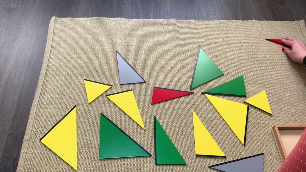 Triángulos Montessori 1