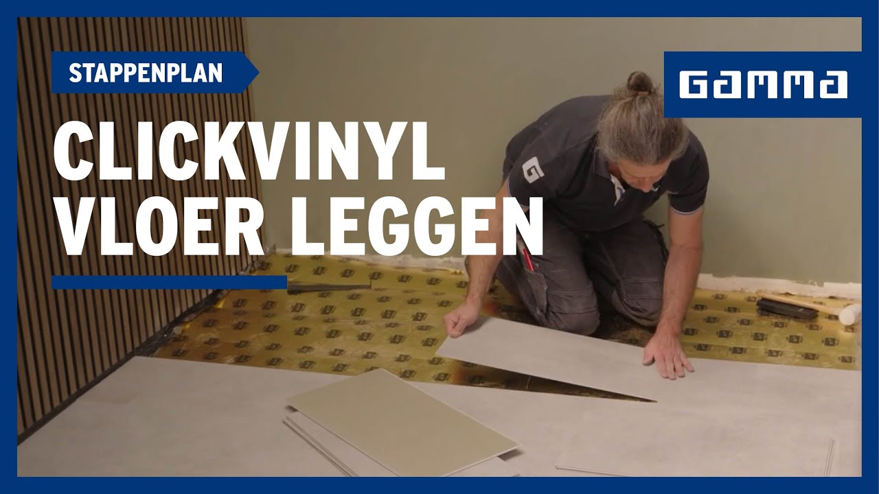 Clickvinyl vloer leggen in 7 stappen | GAMMA Belgi&euml;