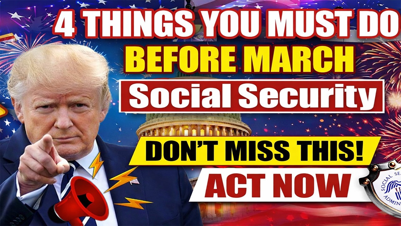 “4 Critical Social Security Moves You MUST Do Before March 💸⚠️ Don’t Miss Out!”