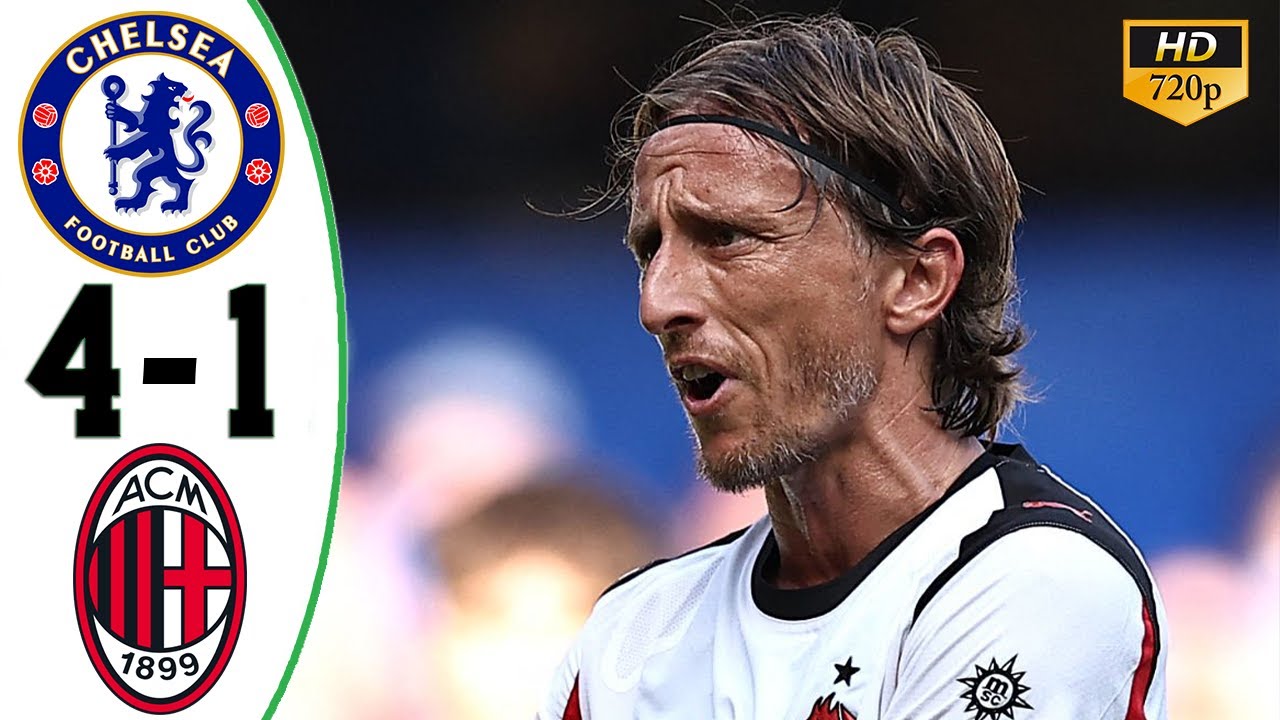 Modric Debut 🔥 Chelsea vs Milan 4-1 All Goals & Highlights 2025