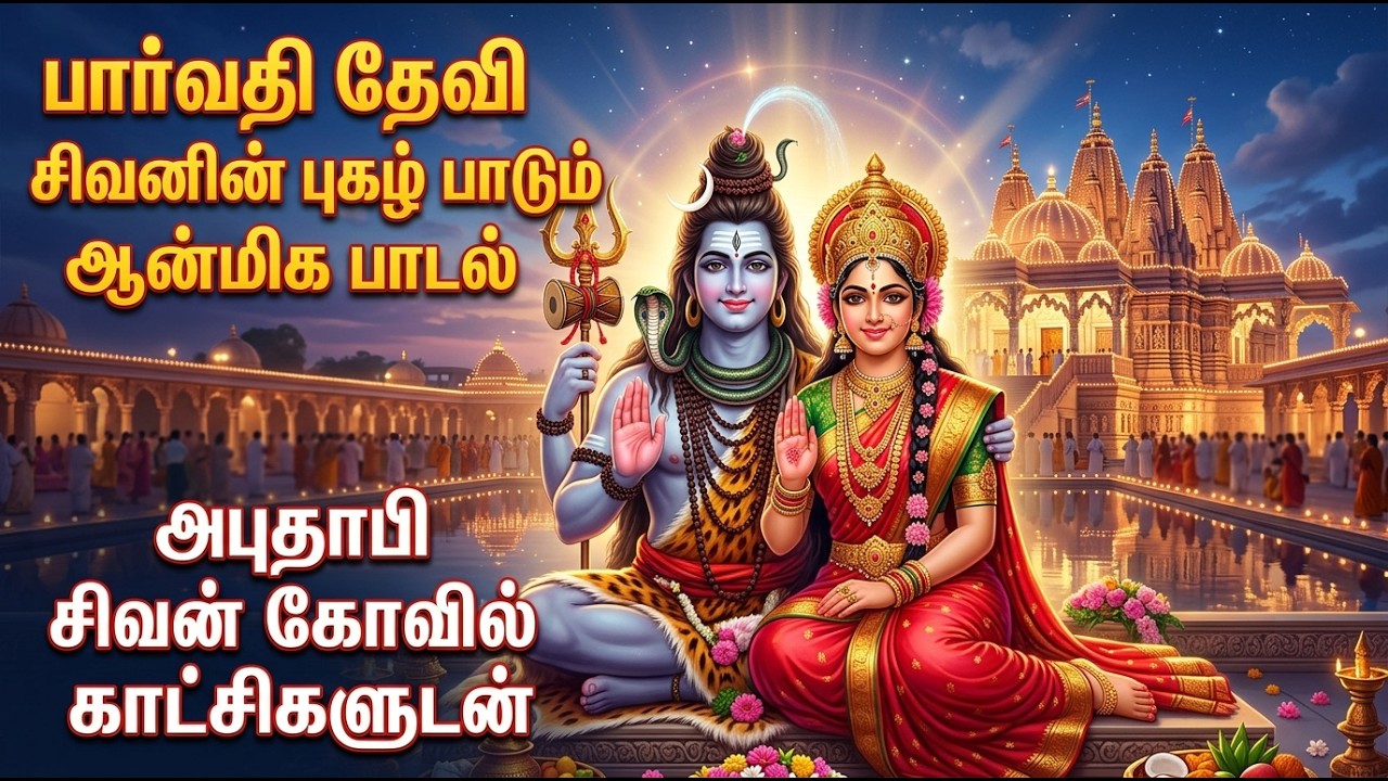 “Om Namah Shivaya | Tamil Shiva Bhajan | Parvati Devotional Song | BAPS Abu Dhabi Mandir”