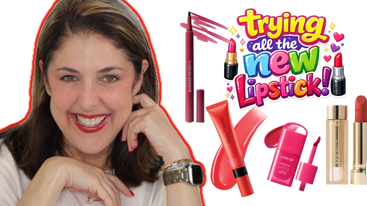 Trying ALL the NEW Lipsticks! From Westman Atelier, Hung Vanngo, Merit, MAC and More!