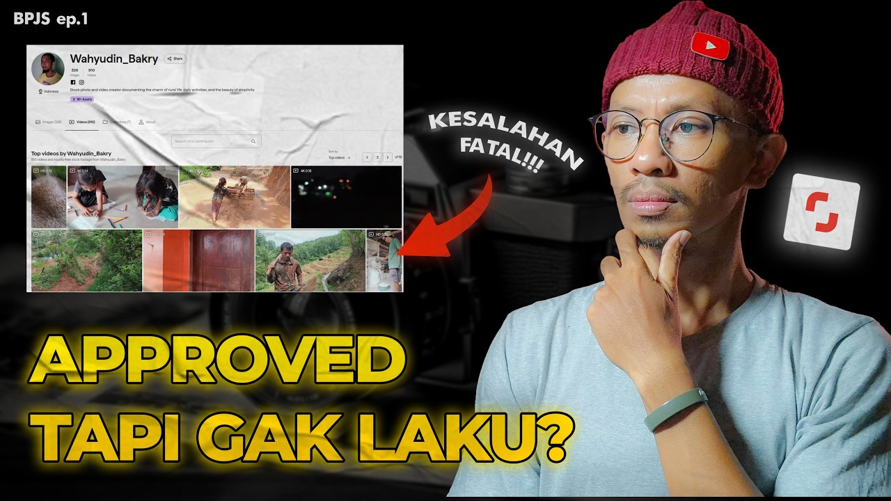 Jangan Asal Slowmo! Bedah Portofolio Stock Video Biar Cuan Maksimal di Shutterstock | BPJS #1