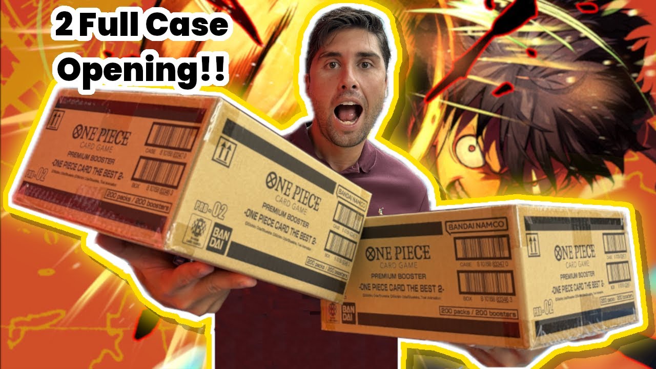 ОТКРЫТИЕ ПРЕМИУМ-БУСТЕРА 2 INSANE 2 CASE | 20 коробок!! | [PRB-02] One Piece TCG The Best 2
