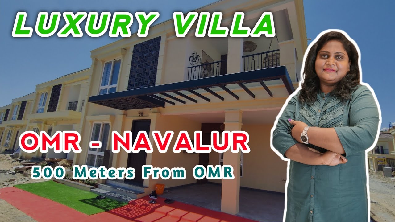 Luxurious Villa in OMR | DAC Sillicon Valley - Navalur | 500 meters from Highway #individualvilla