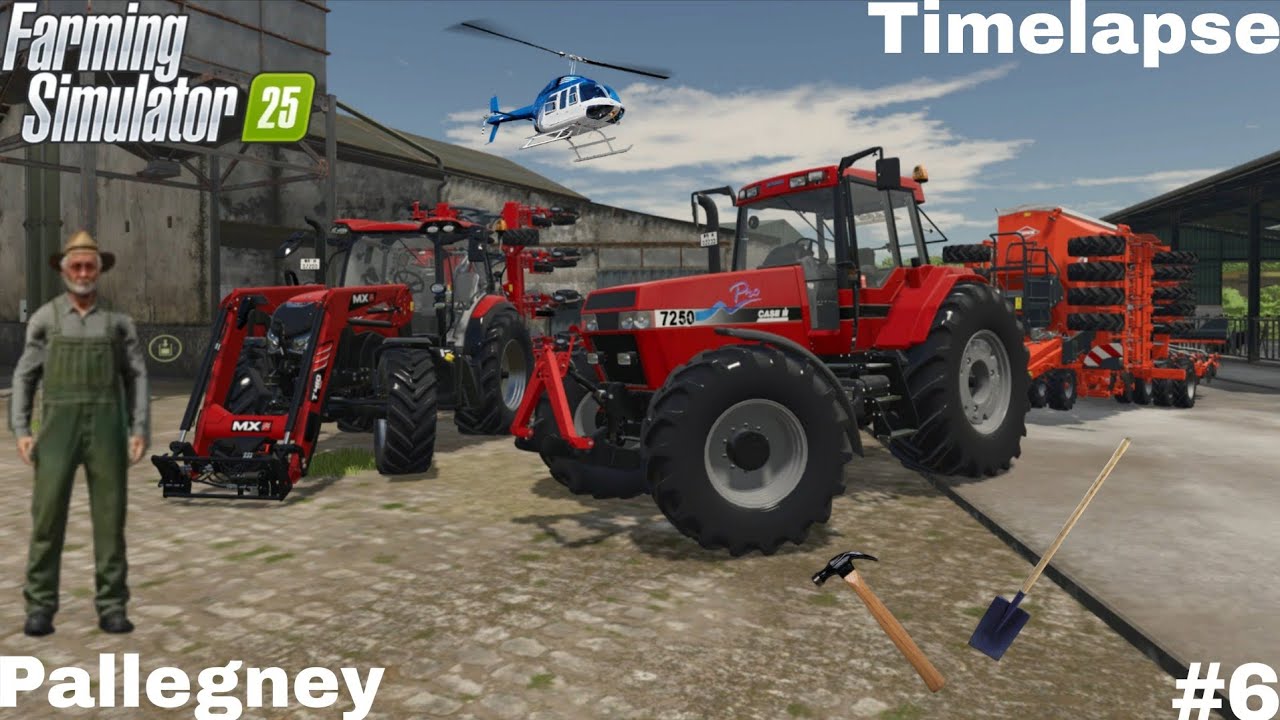 SEMER LE SOJA, BLÉ & RAMASSER LA PAILLE POUR VENDRE | Farming Simulator 25 | Pallegney Ép6