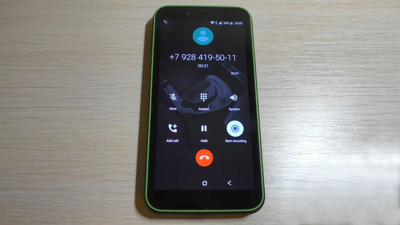 Blackview bv5500 incoming call