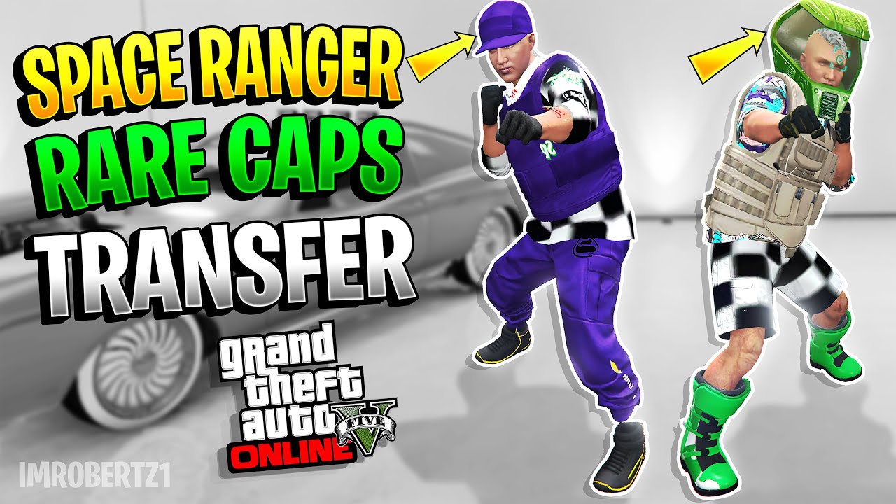 GTA 5 Online Space Ranger Helmet Colored Caps Glitch XBOX PS4 PC