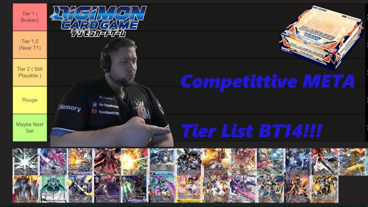COMPETITIVE Meta Tier List BT14!!! I Digimon TCG 2023! + Giveaway