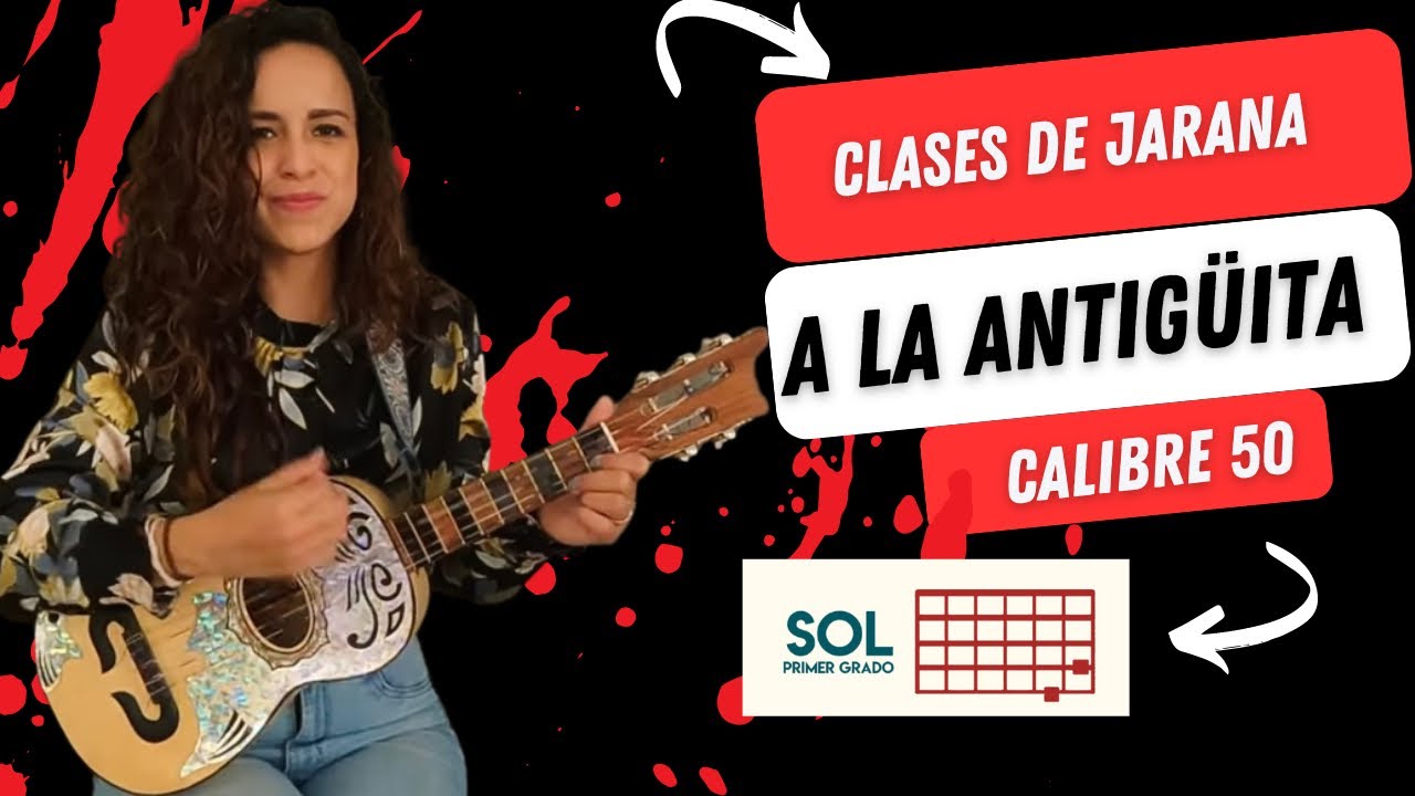 Jarana Huasteca Como tocar A la Antigüita - Calibre 50 Tutorial