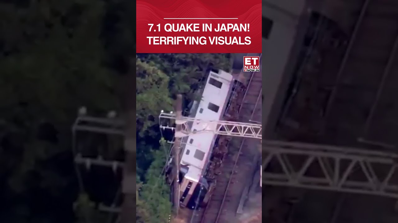 Japan Earthquake Horror: Buildings Shake, Train Overturns After Powerful 7.1 Tremor | Top News