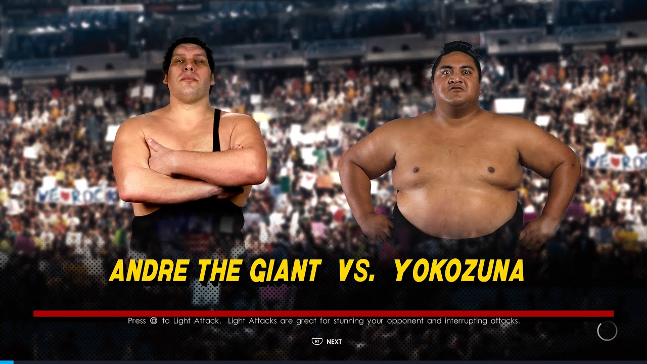 WWE 2K22 Andre The Giant Vs Yokozuna