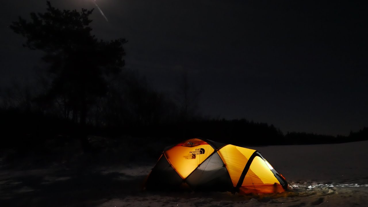 Kleiner Schnee Overnighter im Geodätenzelt