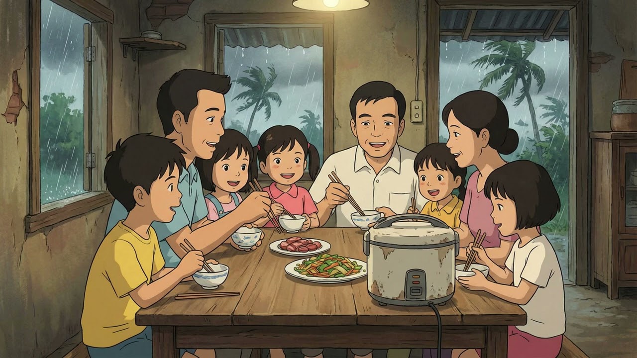 Bữa Cơm Ngày Mưa Gió - Thơ : Cao Phước
