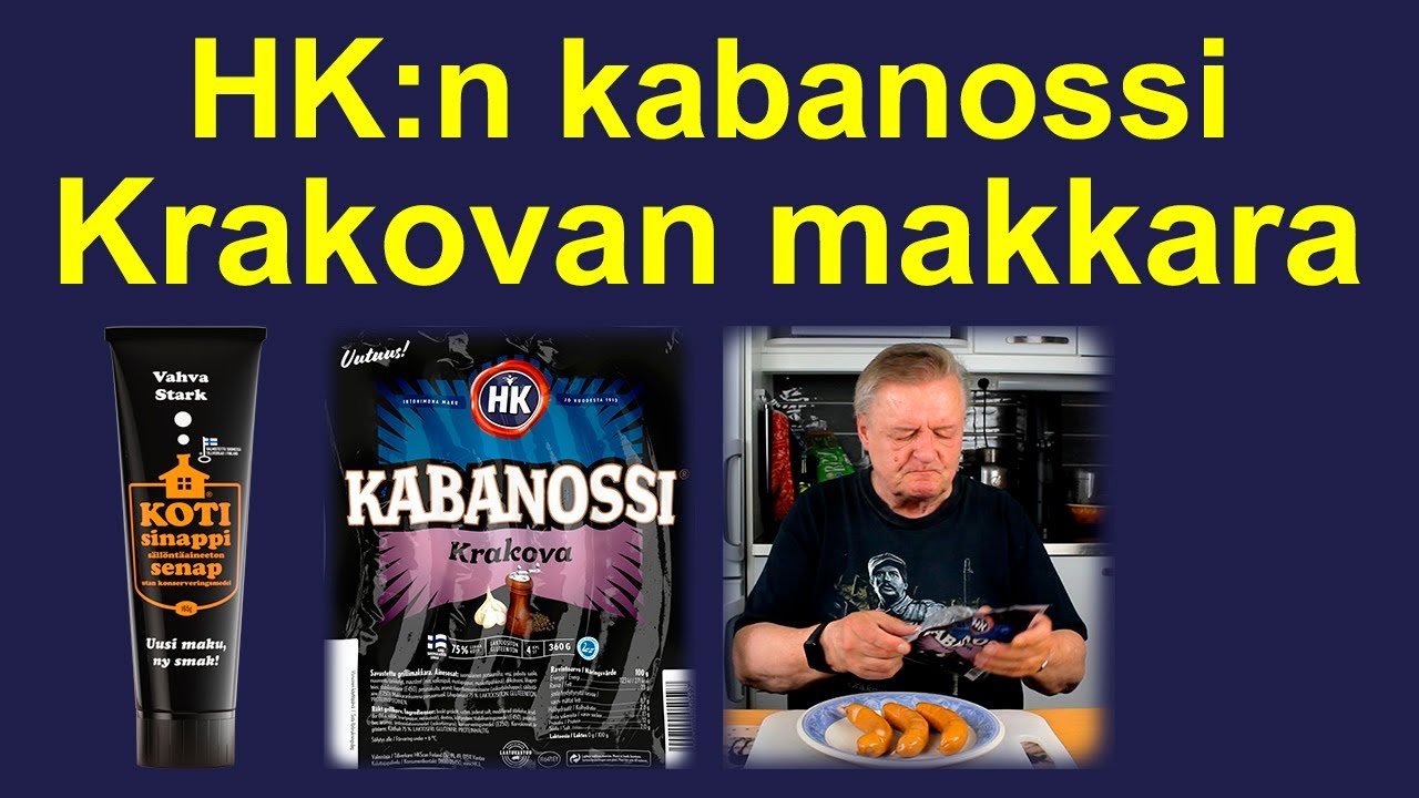 Makutestiss&auml; kabanossi Krakovan makkara