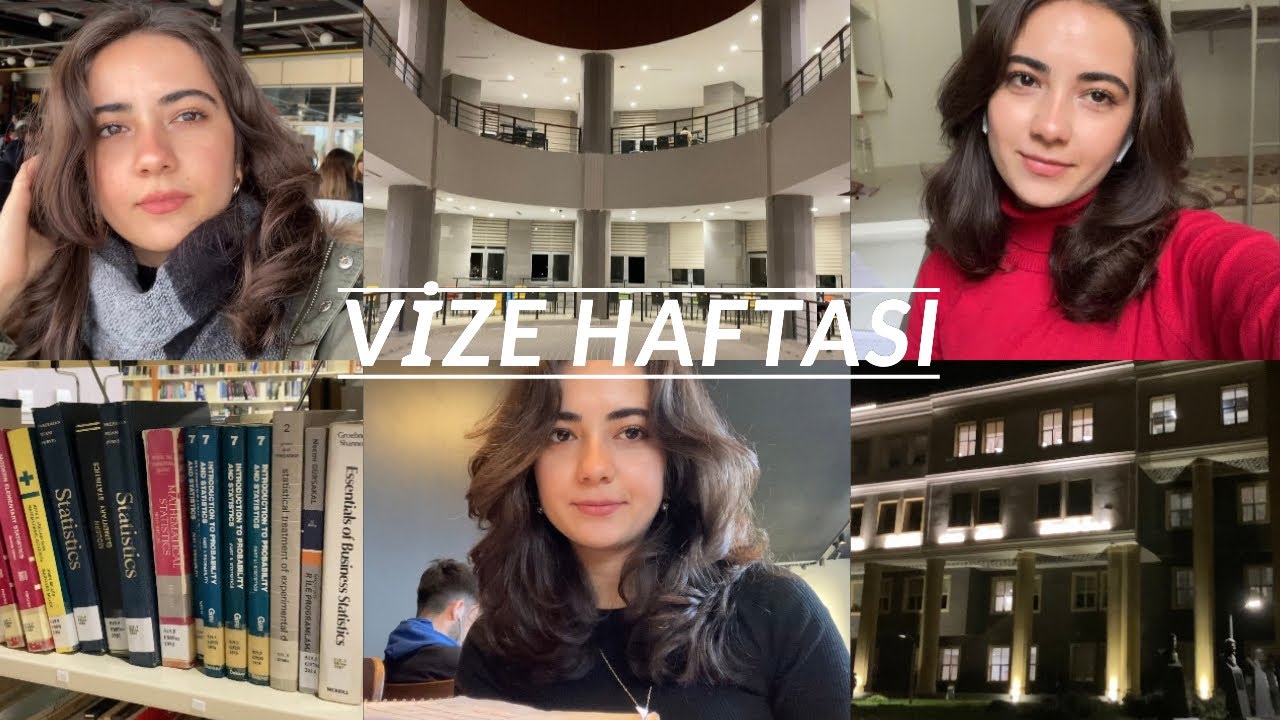 Vize Haftası Kütüphanede Sabahladık #vlog #OMÜ