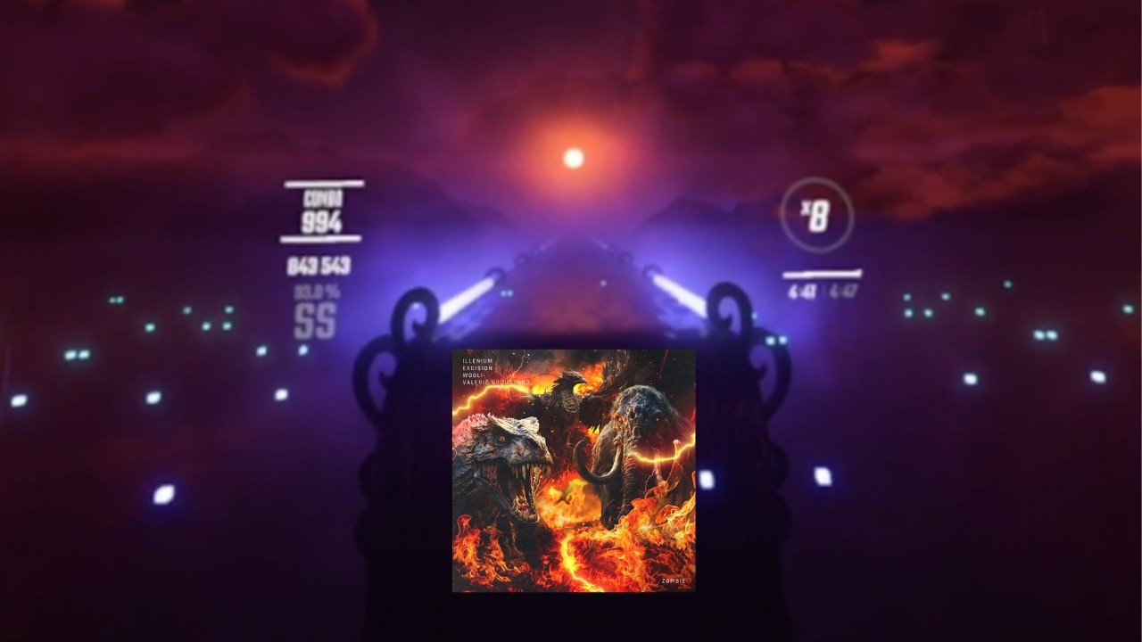 This Beat Saber Map Sent Me Flying!! ILLENIUM, Excision, & Wooli - Zombie (feat. Valerie Broussard)