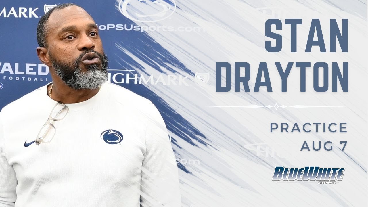 Penn State RB Coach Stan Drayton on path to ELITE play for Singleton and Allen | Khalil Dinkins