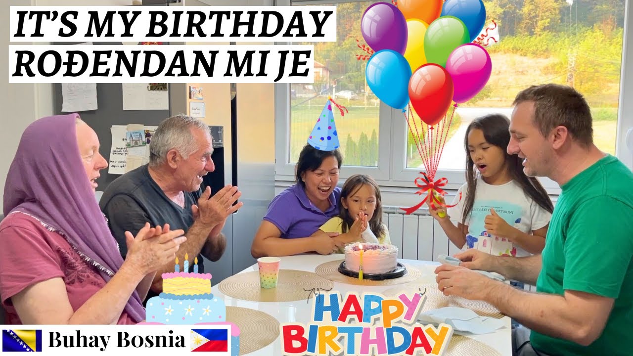 Proslavljam rođendan sa svojom bosanskom porodicom | Celebrating my birthday with my Bosnian family