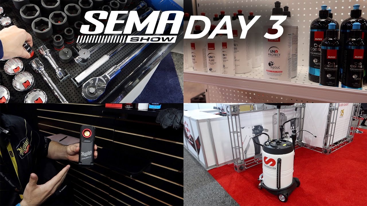 2019 SEMA: Day 3 - Samson, Tool Grid, Meguiar's, Rupes, 3D, Flexzilla, Kaeser...