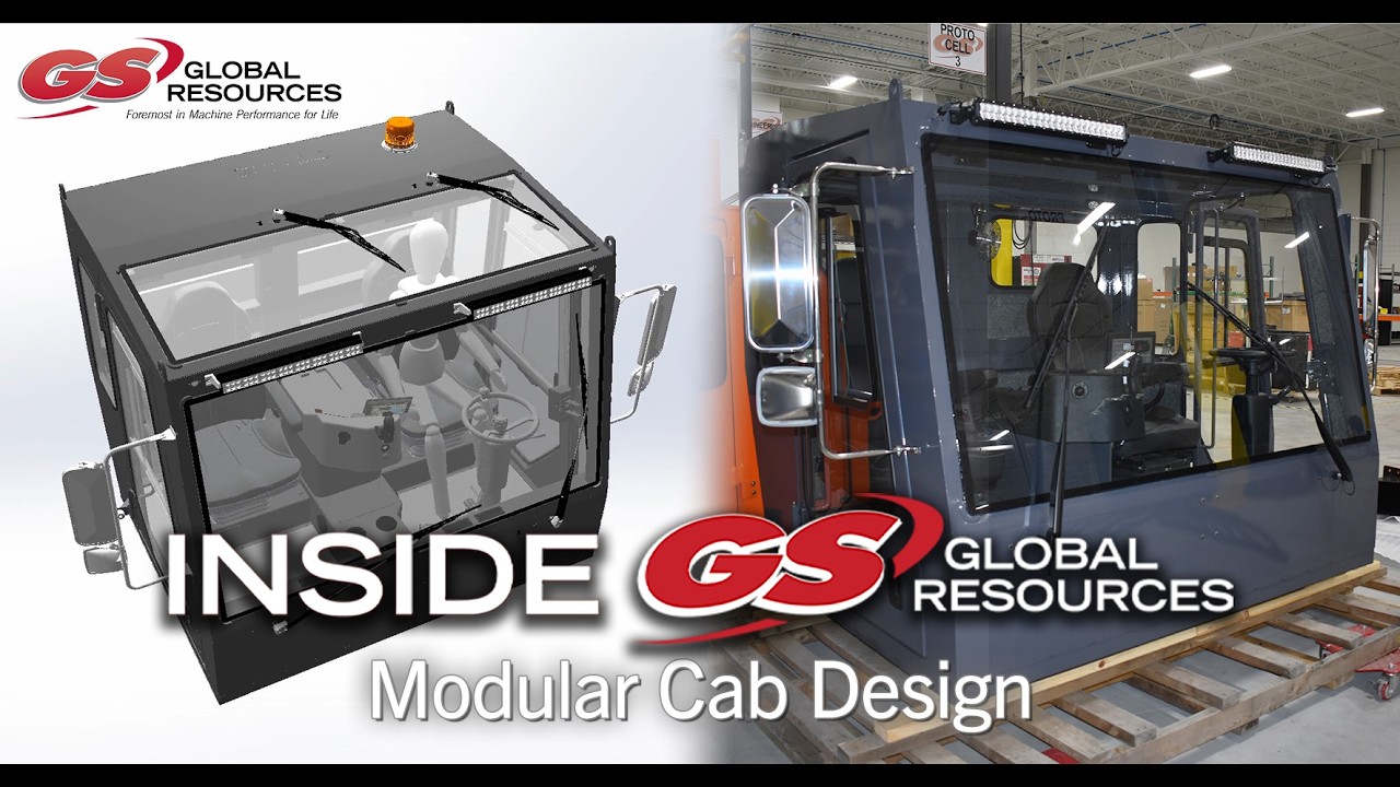 Modular Cab Design for Multi-Tier Machine Lines #engineering #manufacturing #heavyequipment