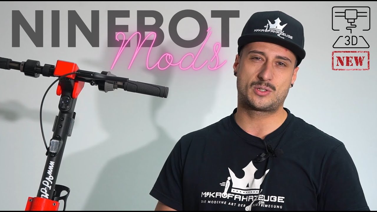 🔥 Ninebot G30D Mod Crew 🔥 - 3D Druckteile für den E Scooter🛴  - Custom Boards und mehr