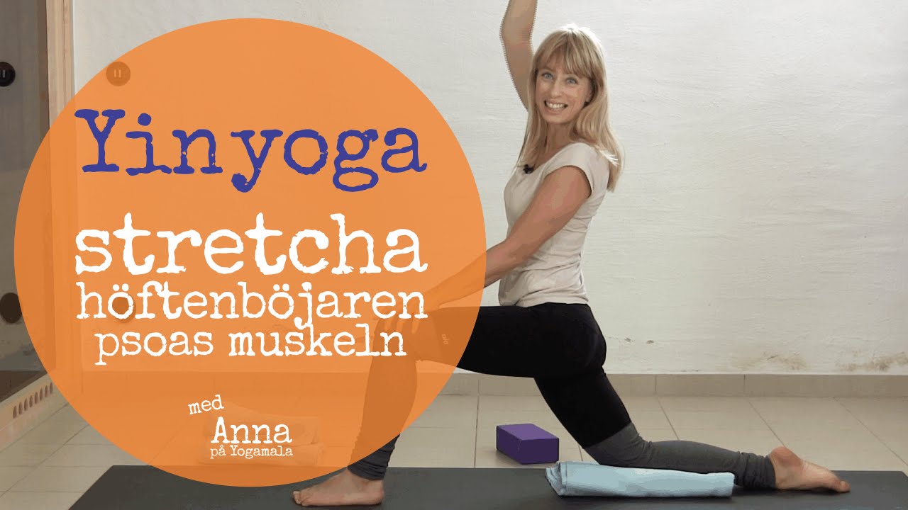 Yogapass 20 min stretcha psoas muskeln med yinyoga