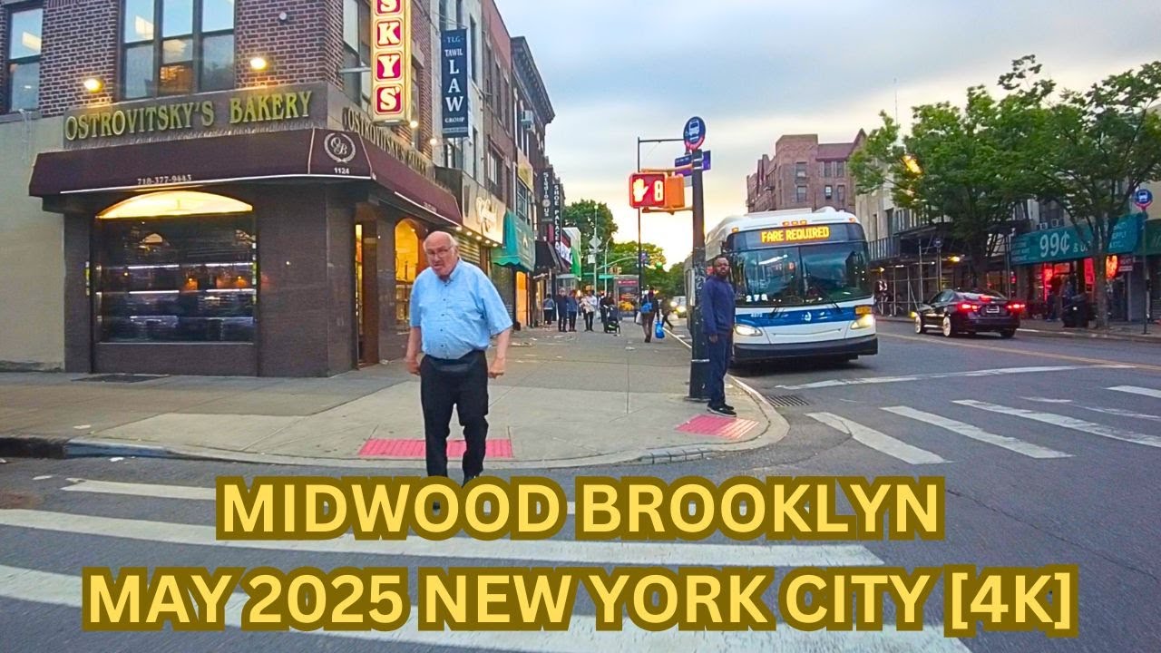 Life in Midwood Brooklyn. May 2025 New York City Walking Tour 4K