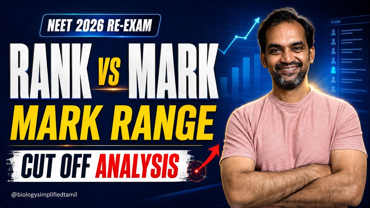 Marks vs Rank | NEET 2026 ReExam Marks range ! Cut off analysis #neet2026 