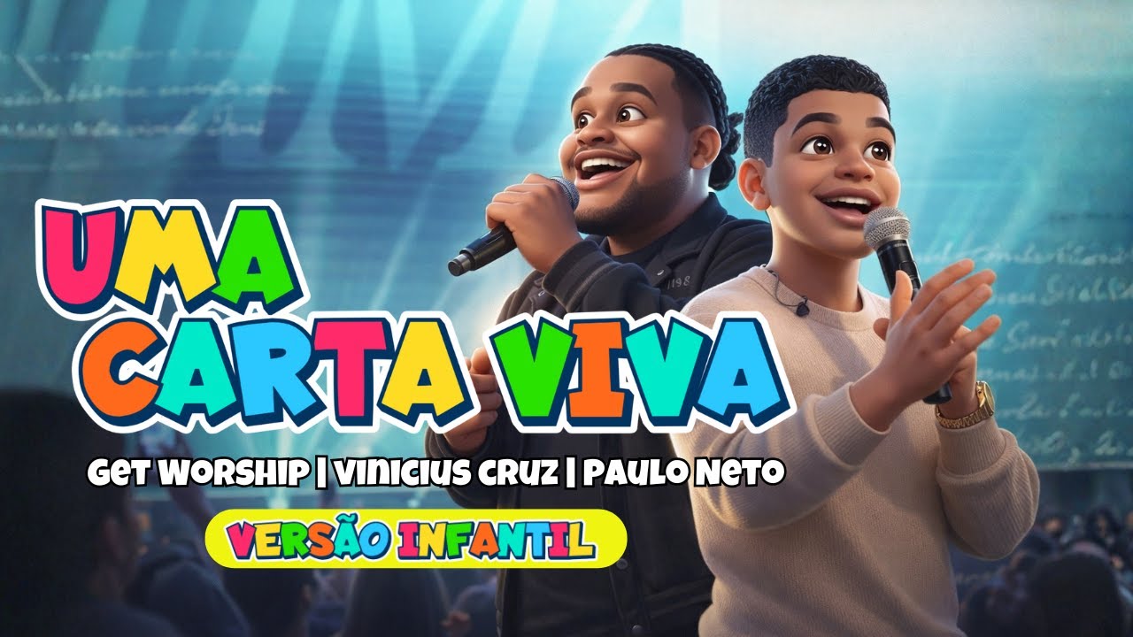 UMA CARTA VIVA - GET WORSHIP | VERSÃO INFANTIL [COVER] | LOUVORES INFANTIS PARA SANTA CEIA