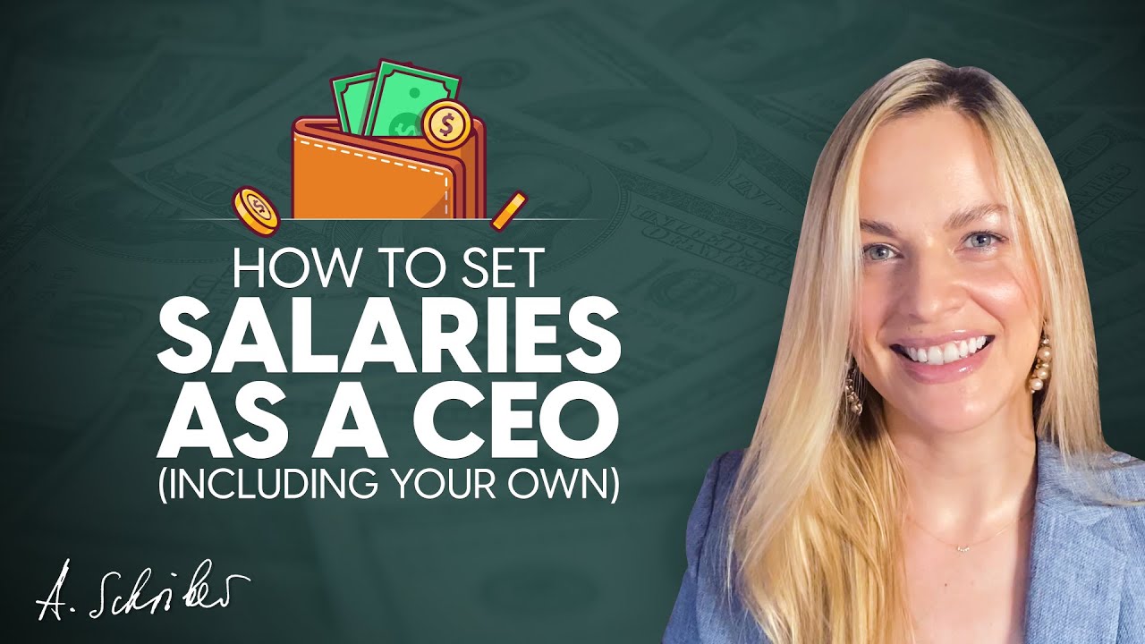 How To Set Salaries As A CEO (Including Your Own)