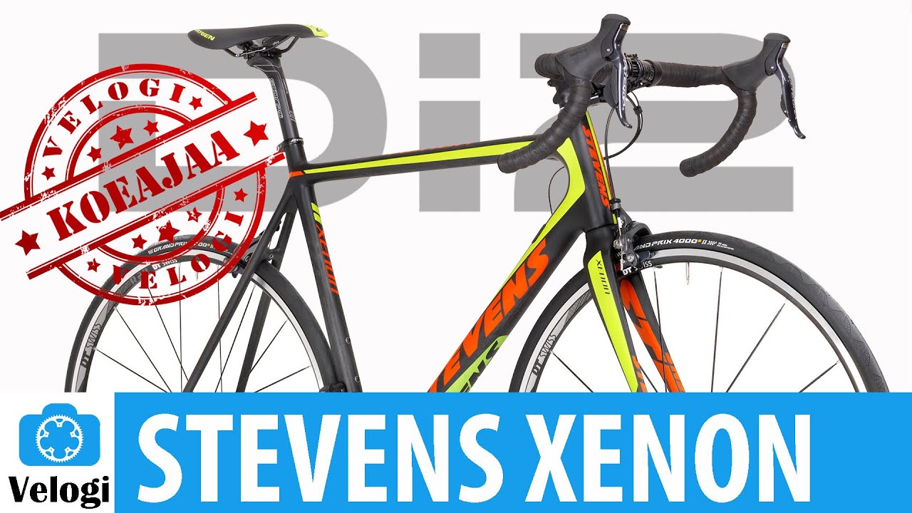 Koeajossa Stevens Xenon Di2 maantiepyörä