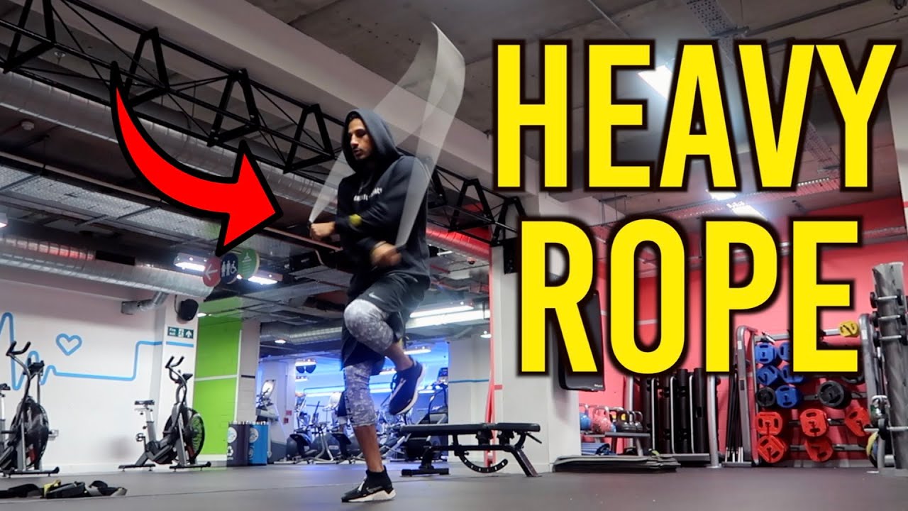HOW TO USE A HEAVY JUMP ROPE LIKE RUSH ATHLETICS **RAW UNSEEN GYM FOOTAGE**