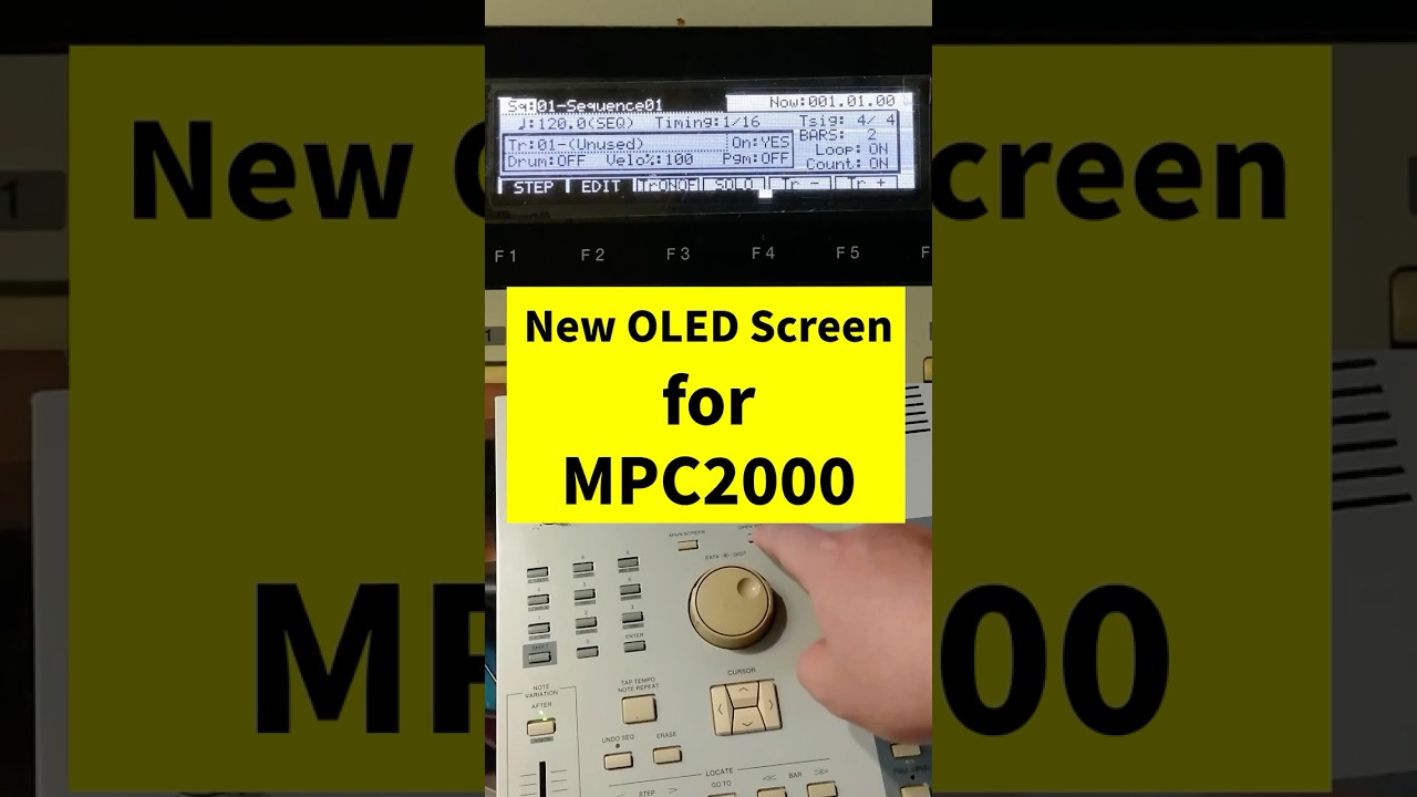 New OLED Screen for MPC2000
