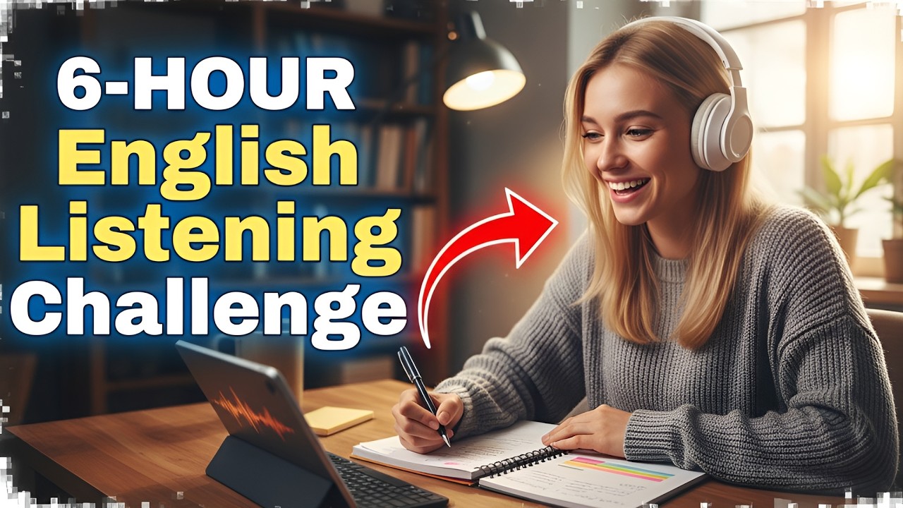 (6-Hour) Advanced English Listening Challenge || Train Your Ears (No Subtitles)