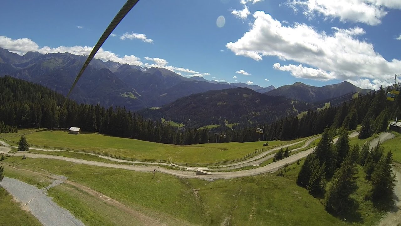Rope Runner Zipline Serfauser Sauser 2016 POV Onride