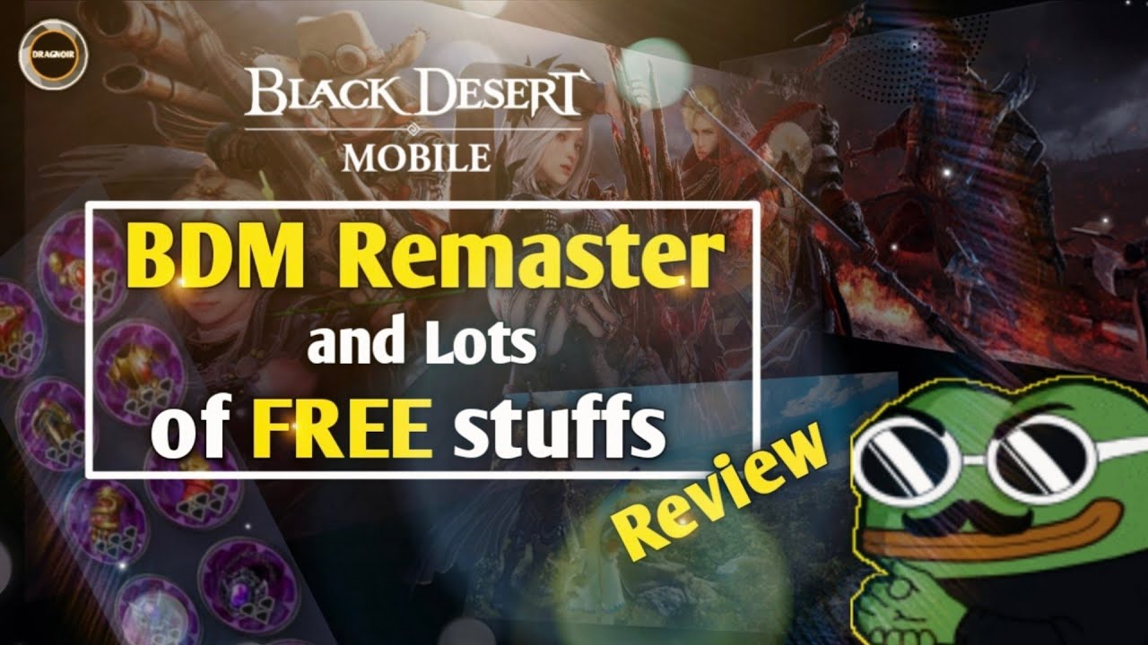 What's New in BDM Remaster !!? 😁 | Update - Review | free Rewards and more 🤩 | Black Desert Mobile 
