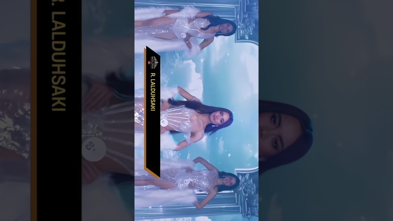 Miss Diva 2025 Top8  evening gown round 