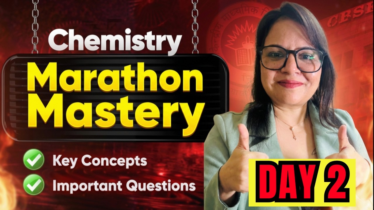 Day 2 Chemistry Board Marathon 🔥 Complete Theory Revision Continues | Neeti Maam / #neet2026