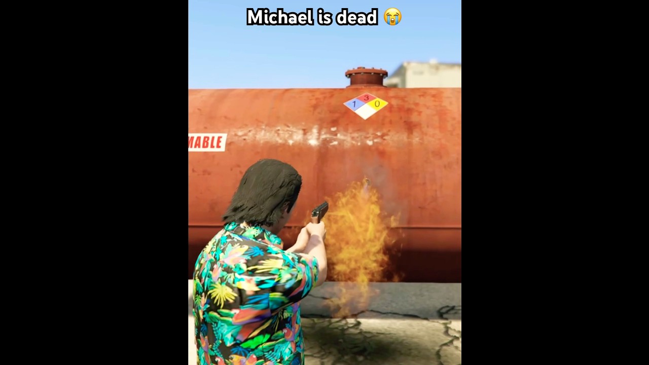 Michael is dead 😭 before GTA 6#gta5 #shorts
