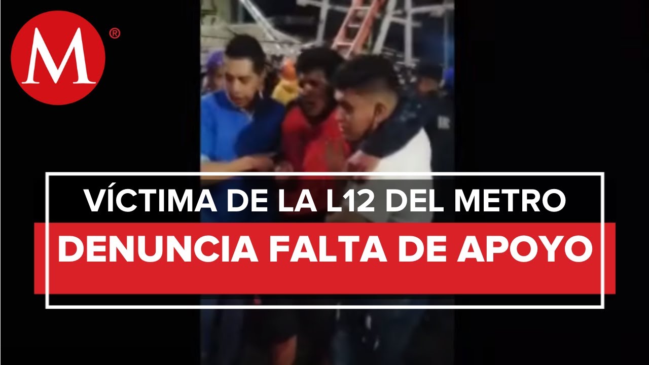 Leobardo Silverio, v&iacute;ctima del Colapso de la linea 12 del Metro sigue sin apoyo del Gobierno