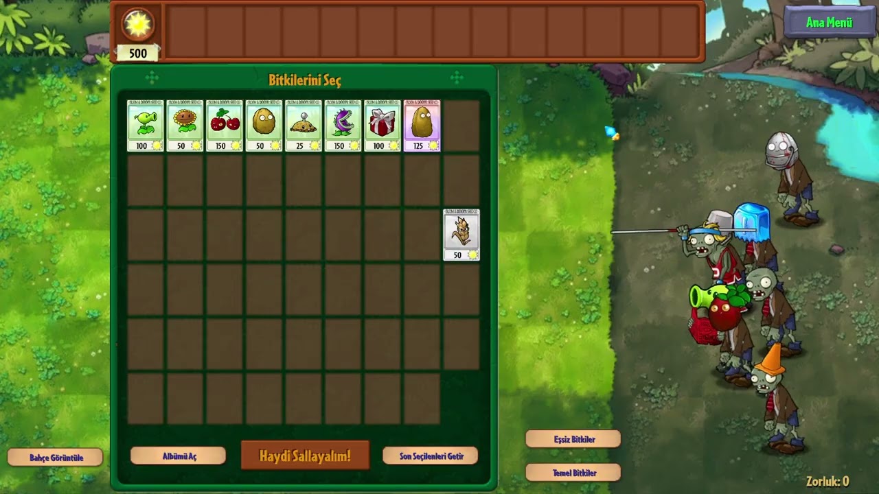 Plants Vs Zombies Fusion 2.Bölüm (8-13) Oyun Türkçe