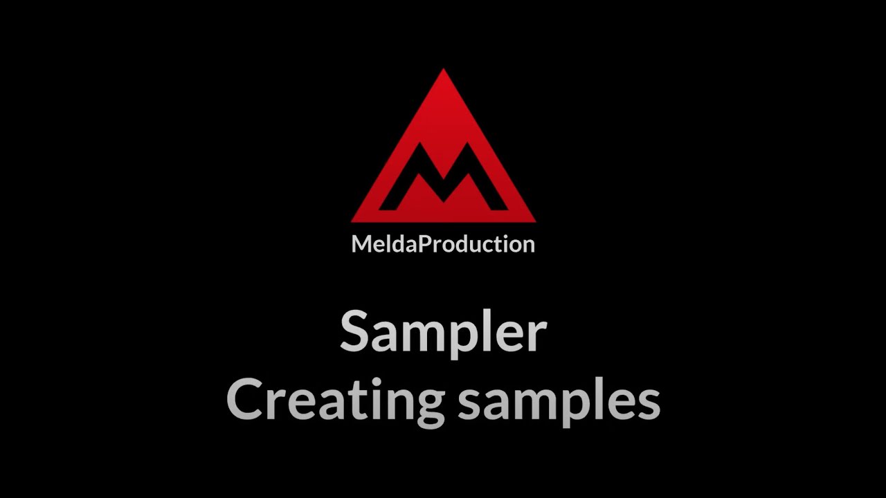 MSoundFactory #12 - Sampler - Creating samples