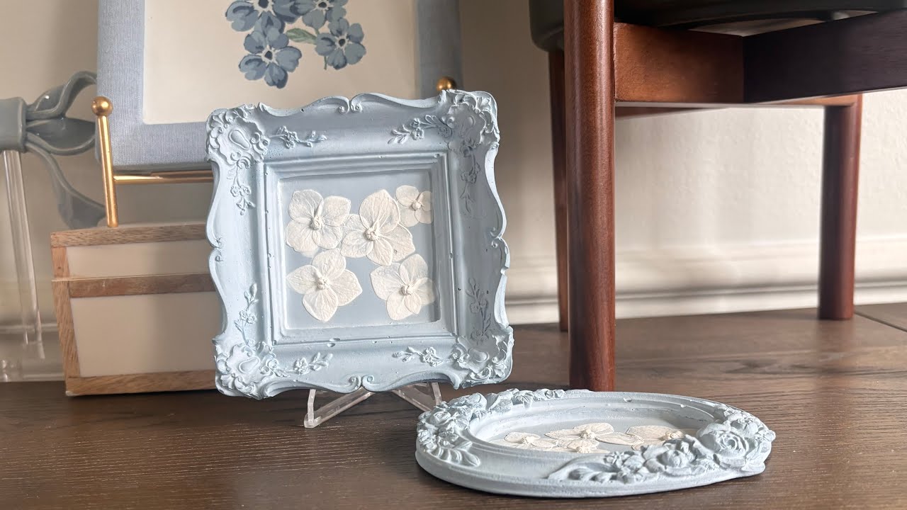 Make a order in the Studio: Hand-Pressed Flower Plaster Art (Start to Finish)