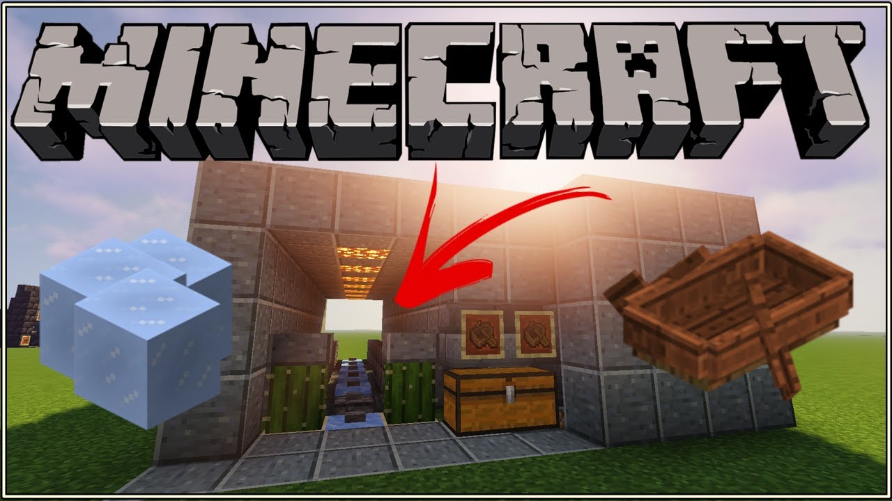 Como Fazer Caminhos de GELO Pelo Nether no Mincraft Usando Bote Super Rápido!