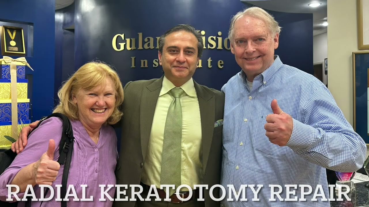 Восстановление после радиальной кератотомии: из Арканзаса в @GulaniVision. LenzOplastique + LaZrP...