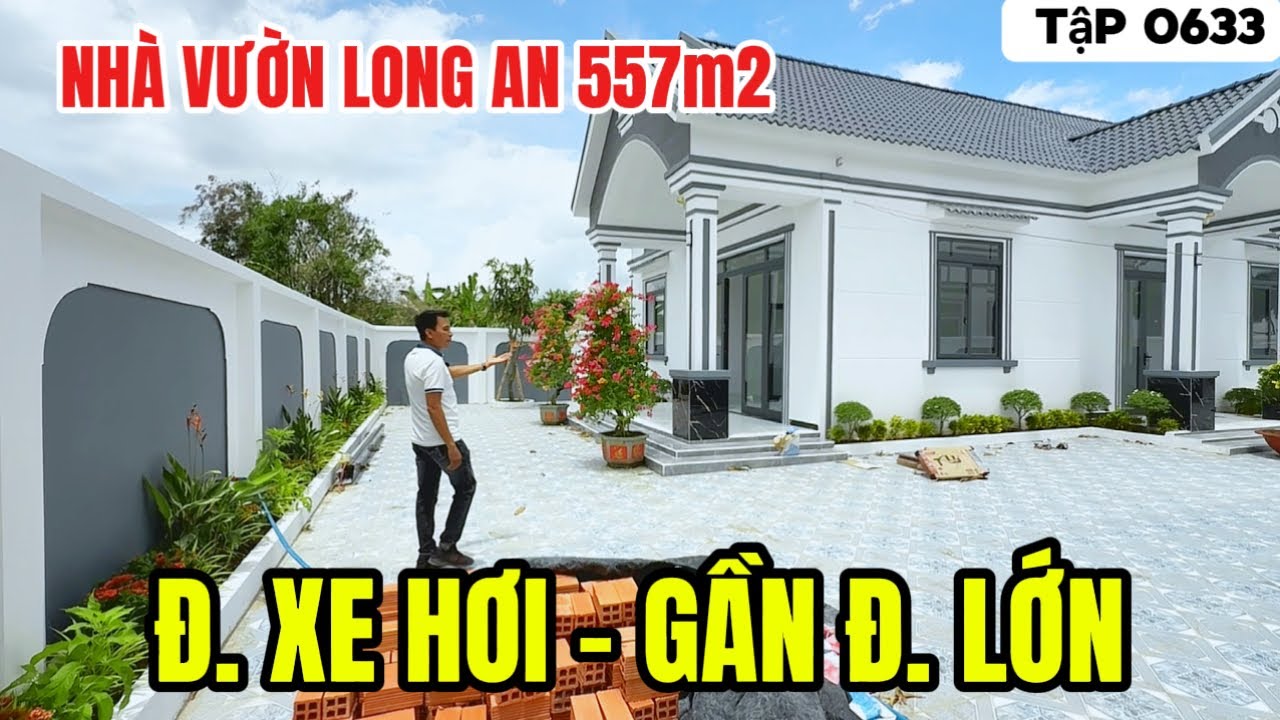 Tập 0633 Nhà Vườn Long An | Nhà Vườn Cần Giuộc Long An đ. Xe hơi, gần đ. Lớn | nhà vườn 365