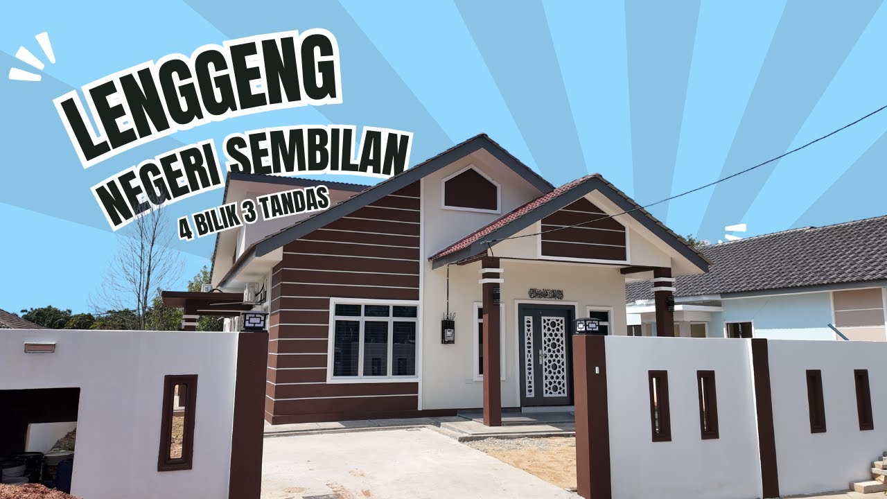 HOUSE TOUR : LENGGENG , NEGERI SEMBILAN | 4 BILIK 3 BILIK AIR