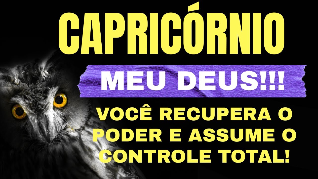 CAPRICÓRNIO 🔥 VOCÊ ESTA COM AUTORIDADE ESPIRITUAL 🔥NINGUÉM VAI TE ATRASAR MAIS!💰🥂