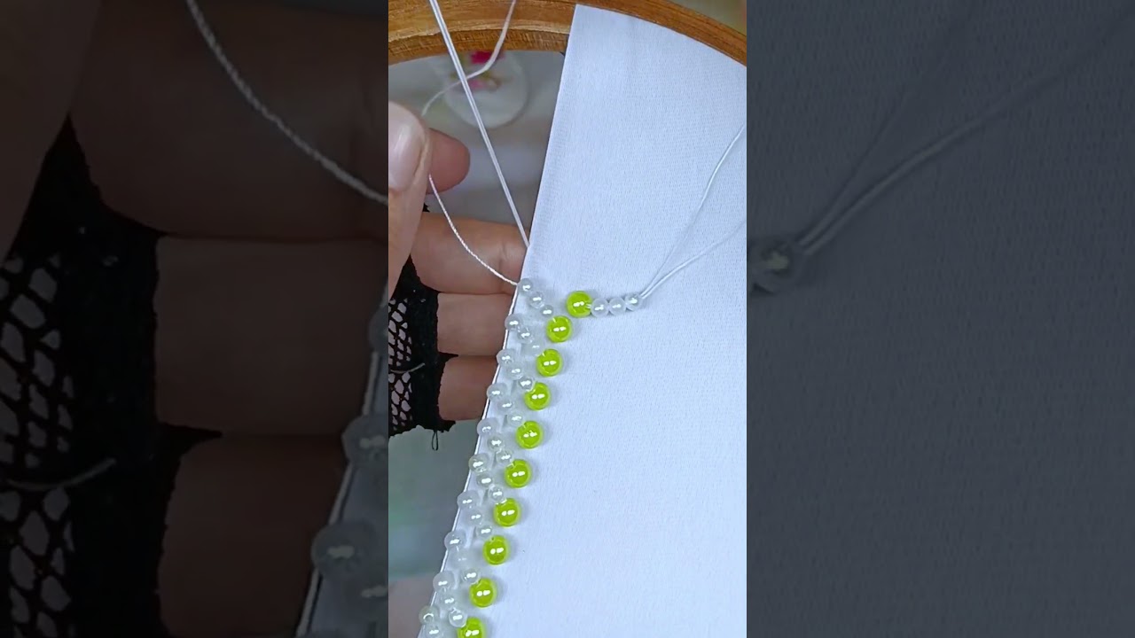 Most demanding border design #handbroidery #embroiderypatterns #reels #tranding #foryou #viral #cute